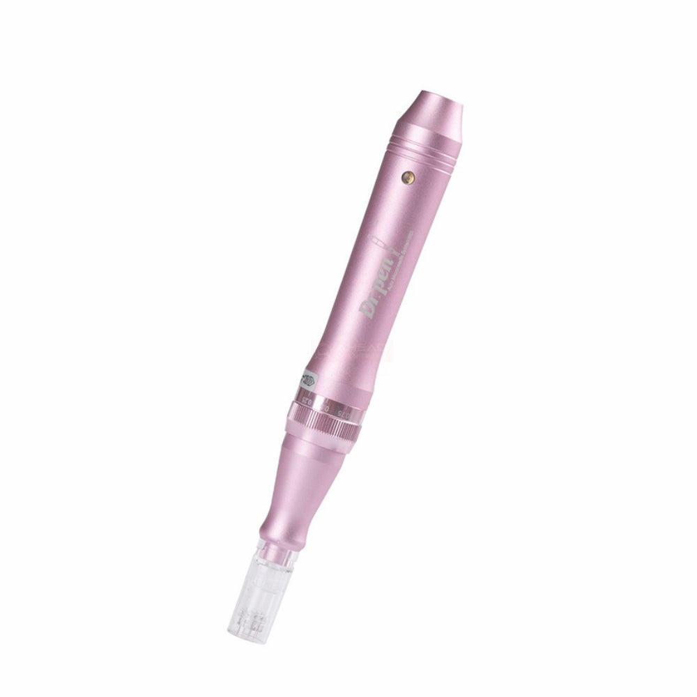Dr. Pen M7 pink microneedling-pen for professional skin treatment and collagen stimulation.